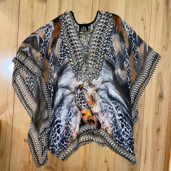 Asa Kaftans ‘Capri’ Short Kaftan. NWOT - Picture 4 of 16